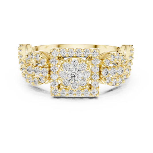 Empress Square Ring