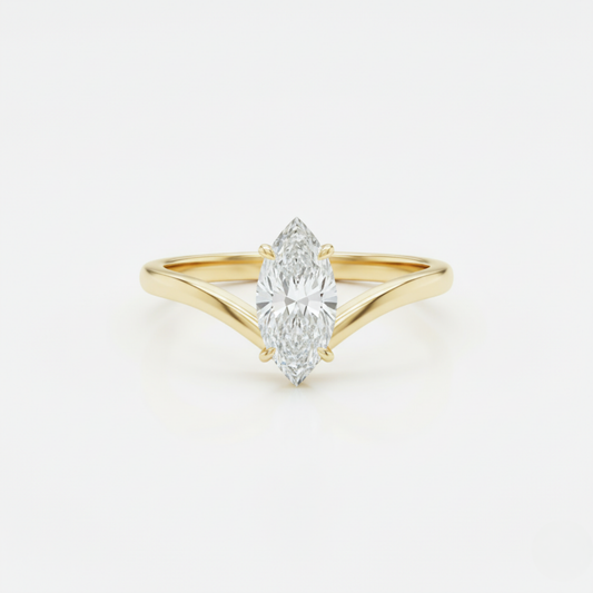 The"Nova" Marquise Solitaire Ring. #AJRG00006