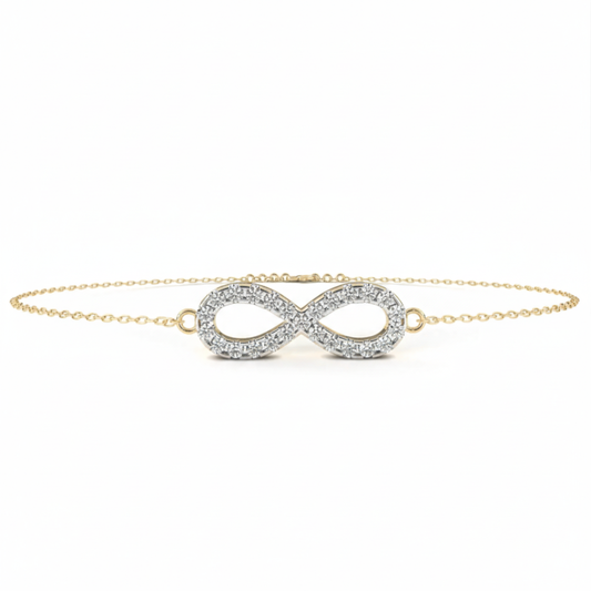 Eternal Infinity Diamond Bracelet.                #AJBR00004