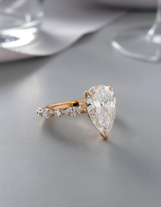 The "Clara" Diamond Vine Ring. #AJRG00007