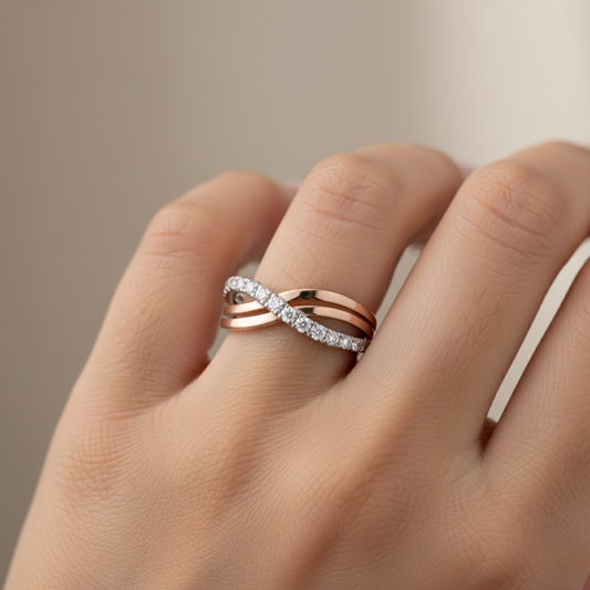 The "You & Me" Two-Stone Diamond Ring. #AJRG000011