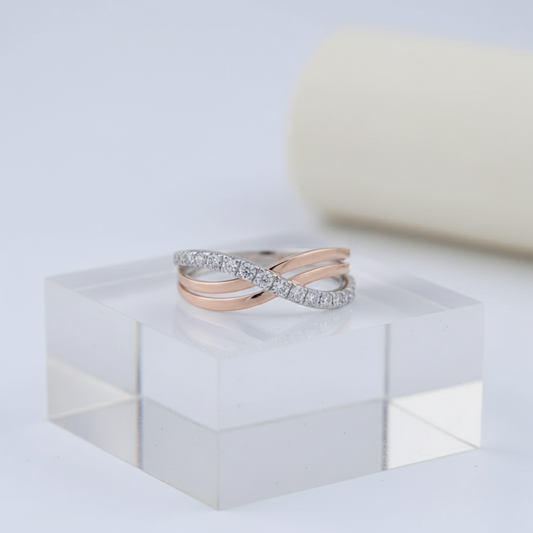 The "You & Me" Two-Stone Diamond Ring. #AJRG000011