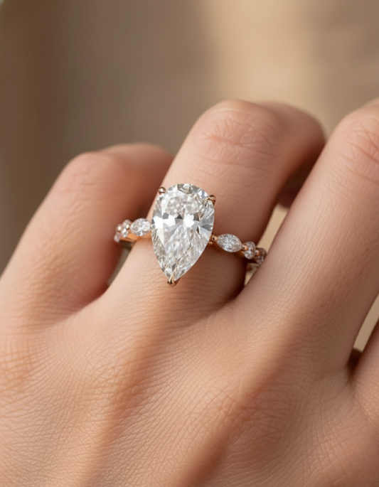 The "Clara" Diamond Vine Ring. #AJRG00007