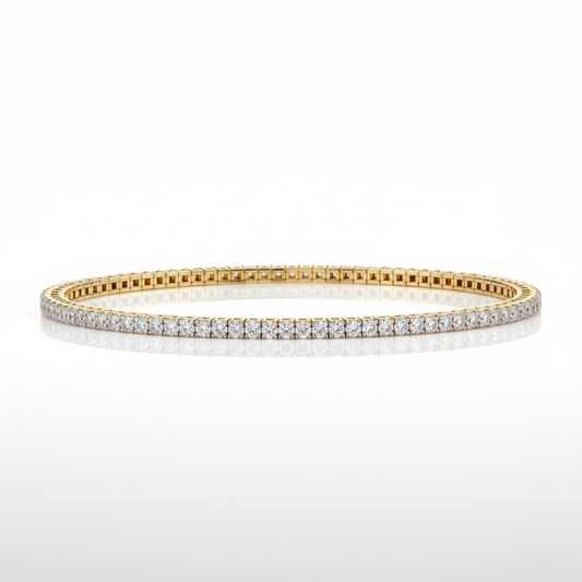 Refined Glow Diamond Bangle. #AJBR00009