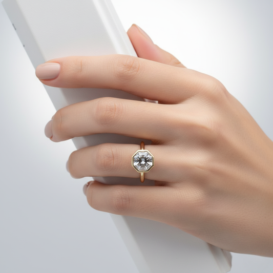 The "You & Me" Two-Stone Diamond Ring. #AJRG000015