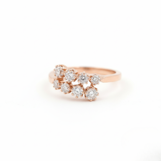 The "Constellation" Diamond Cluster Ring . #AJRG000012