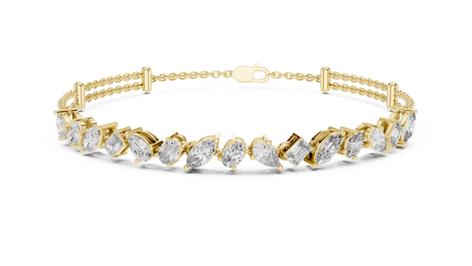Aurevia Mosaic Multi-Shape Bracelet