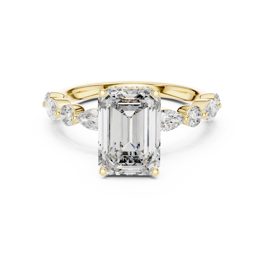 Emerald Marquise Ring
