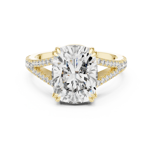 Cushion Split-Shank Ring