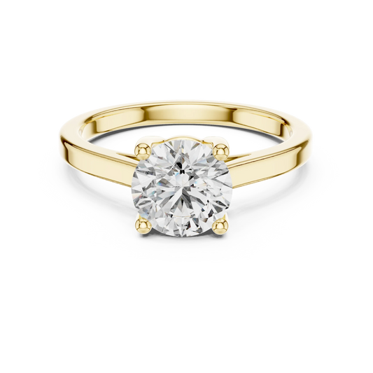 Tapered Round Solitaire