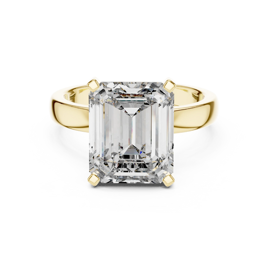Grand Emerald Solitaire