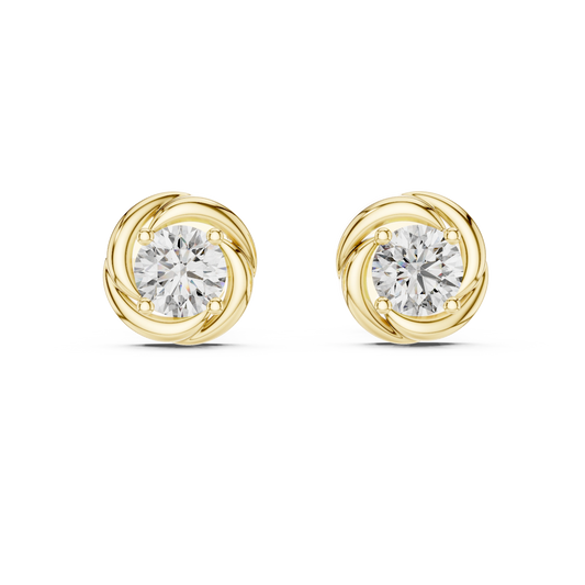 TwirlGlow Diamond Studs