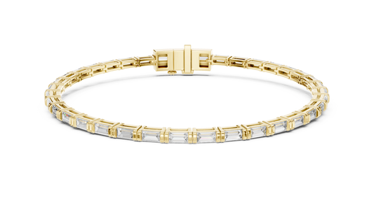 Emerald Baguette Tennis Bracelet