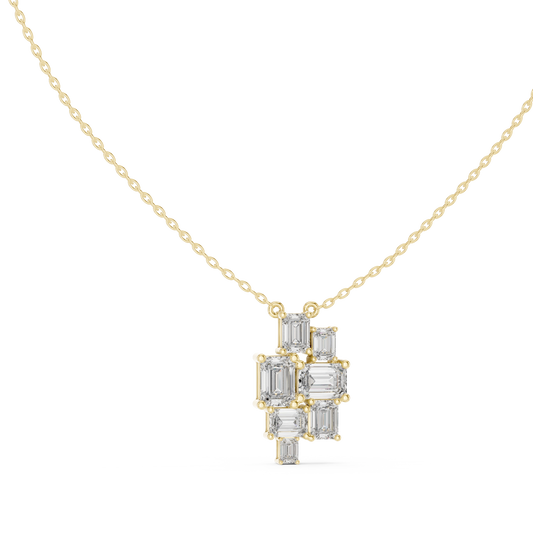 Mosaic Emerald Pendant