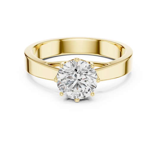 Aurevia Radiant Solitaire Ring