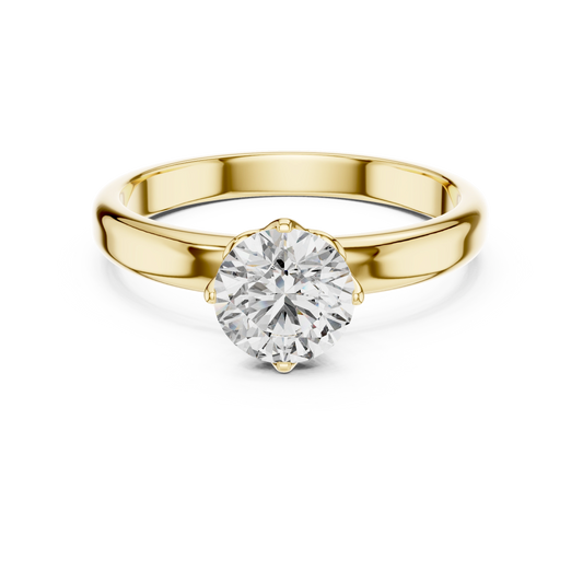 Aurevia Lumina Solitaire Ring
