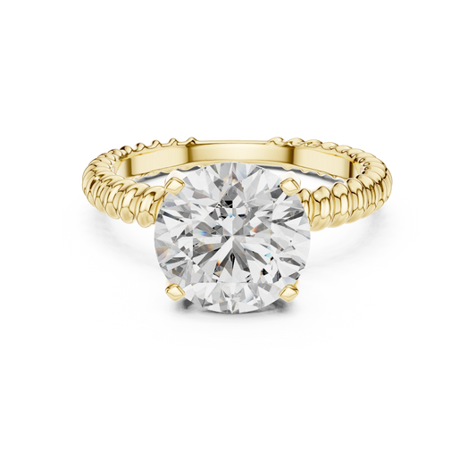 Aurevia Royal Weave Solitaire Ring