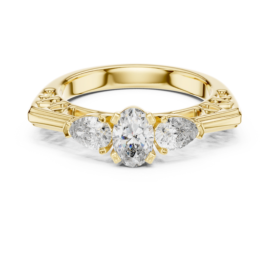 Aurevia Oval Serenade Diamond Ring