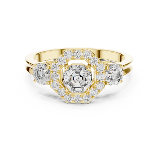 Aurevia Heirloom Halo Diamond Ring