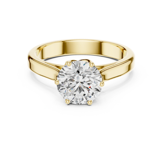 Aurevia Classic Brilliance Solitaire Ring