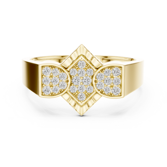 Diamond Bow Ring