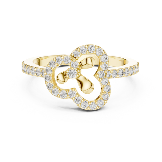 Nexus Clover Heart Ring