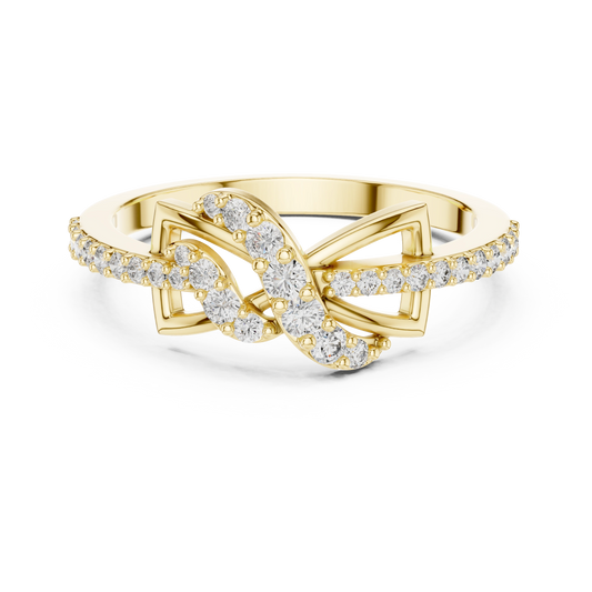 Nexus Deco Bow Ring