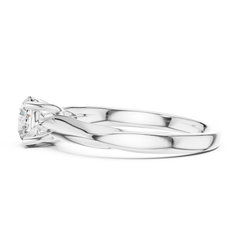 Round Tapered Solitaire Ring