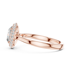 Oval Double Halo Ring