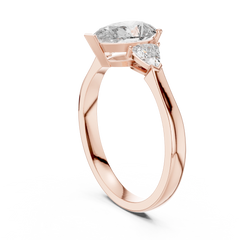 Marquise Trillion Trinity Ring
