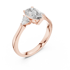 Marquise Trillion Trinity Ring
