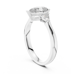 Marquise Trillion Trinity Ring