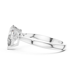 Marquise Trillion Trinity Ring
