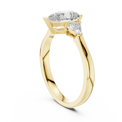 Marquise Trillion Trinity Ring