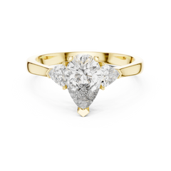Marquise Trillion Trinity Ring