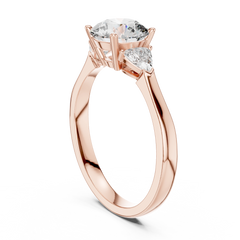 Marquise Trillion Trinity Ring