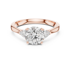 Marquise Trillion Trinity Ring