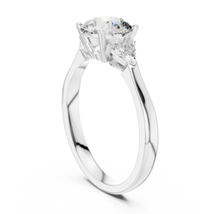 Marquise Trillion Trinity Ring