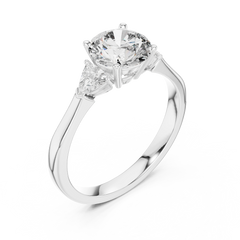 Marquise Trillion Trinity Ring