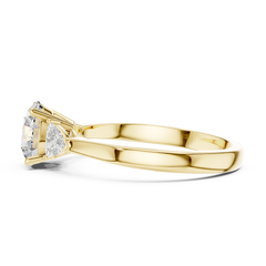 Marquise Trillion Trinity Ring