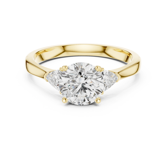 Marquise Trillion Trinity Ring