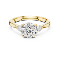 Marquise Trillion Trinity Ring