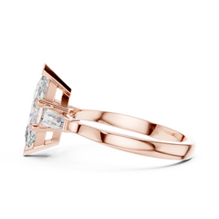 Marquise Tapered Baguette Ring