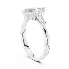 Marquise Tapered Baguette Ring
