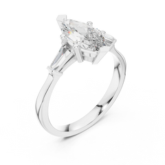Marquise Tapered Baguette Ring