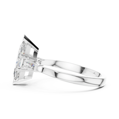 Marquise Tapered Baguette Ring