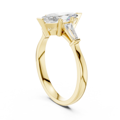 Marquise Tapered Baguette Ring