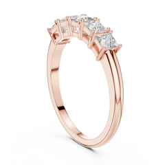 Aurevia Royal Princess 5-Stone Diamond Ring