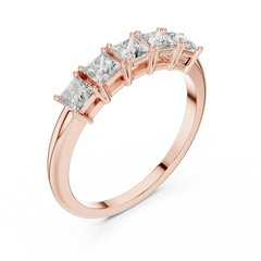 Aurevia Royal Princess 5-Stone Diamond Ring