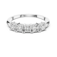 Aurevia Royal Princess 5-Stone Diamond Ring